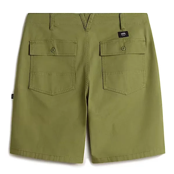 Vans Fatigue Loose zöld rövidnadrág ripstop anyagból, cargo stílusú zsebekkel