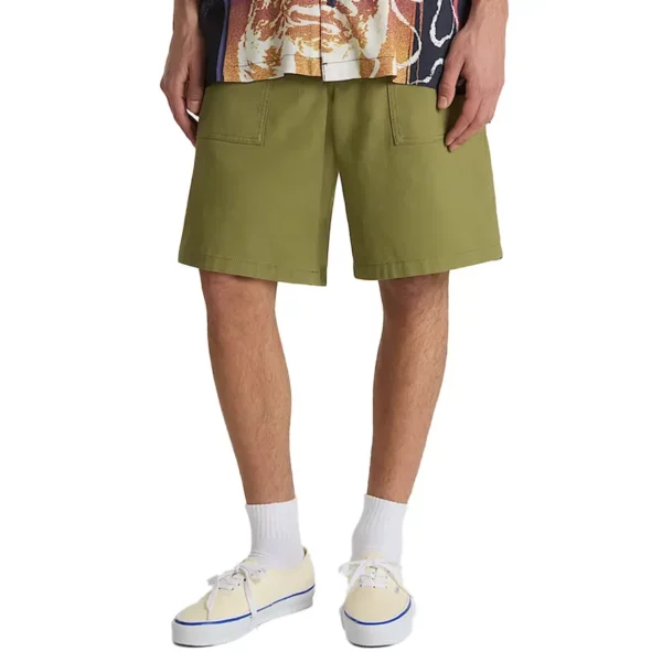 Vans Fatigue Loose zöld rövidnadrág ripstop anyagból, cargo stílusú zsebekkel