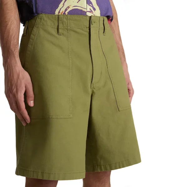 Vans Fatigue Loose zöld rövidnadrág ripstop anyagból, cargo stílusú zsebekkel