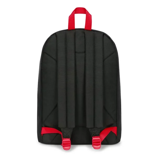 Eastpak Out Of Office hátizsák Kontrast Scarlet színben, párnázott hátrésszel és laptoprekesszel