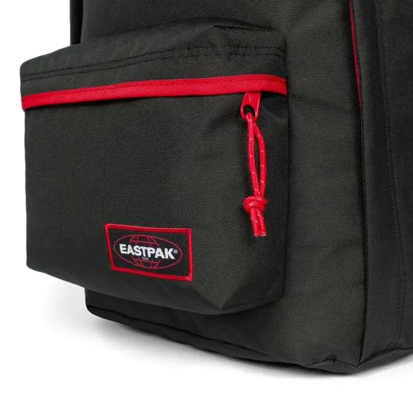 Eastpak Out Of Office hátizsák Kontrast Scarlet színben, párnázott hátrésszel és laptoprekesszel