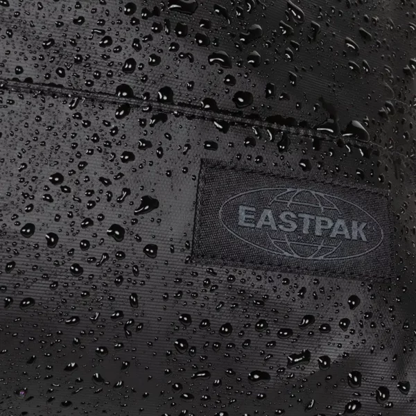 Eastpak Up Roll fekete hátizsák roll-top zárással és oldalsó palacktartóval