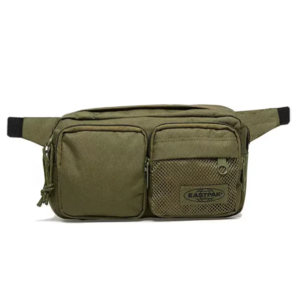 Eastpak Double crossbody övtáska – dark grass - zöld színben, két elülső zsebbel és állítható pánttal
