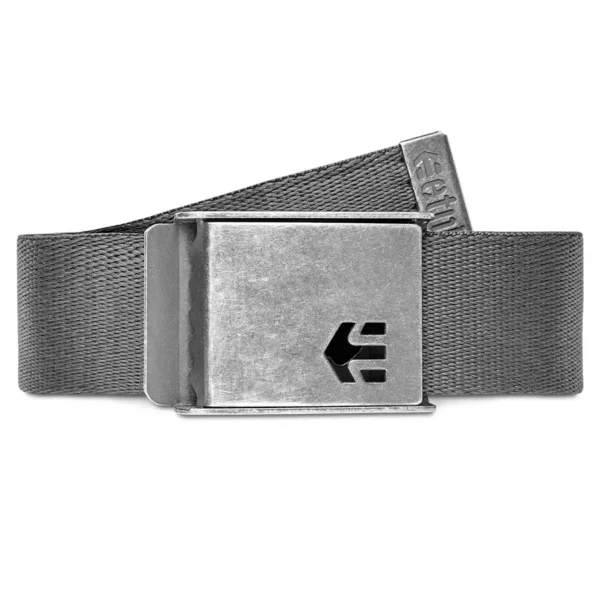 Etnies Arrow Web öv - Strapabíró poliészter anyagból készült, fém csattal és sörnyitóval. Szürke színben.