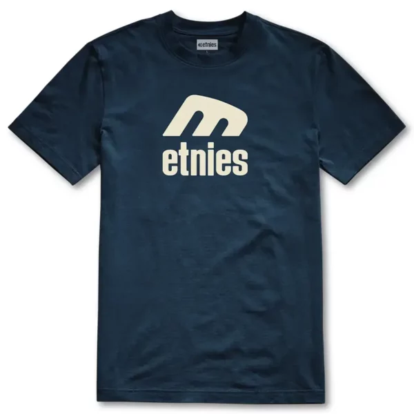 Etnies Icon E póló sötét kék színben -prémium minőségben