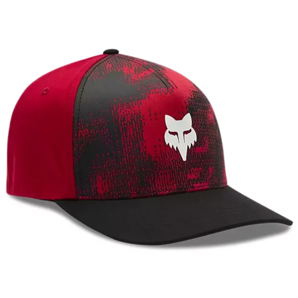 Fox RS Flexfit piros sapka, klasszikus Flexfit szabással és ikonikus Fox logóval