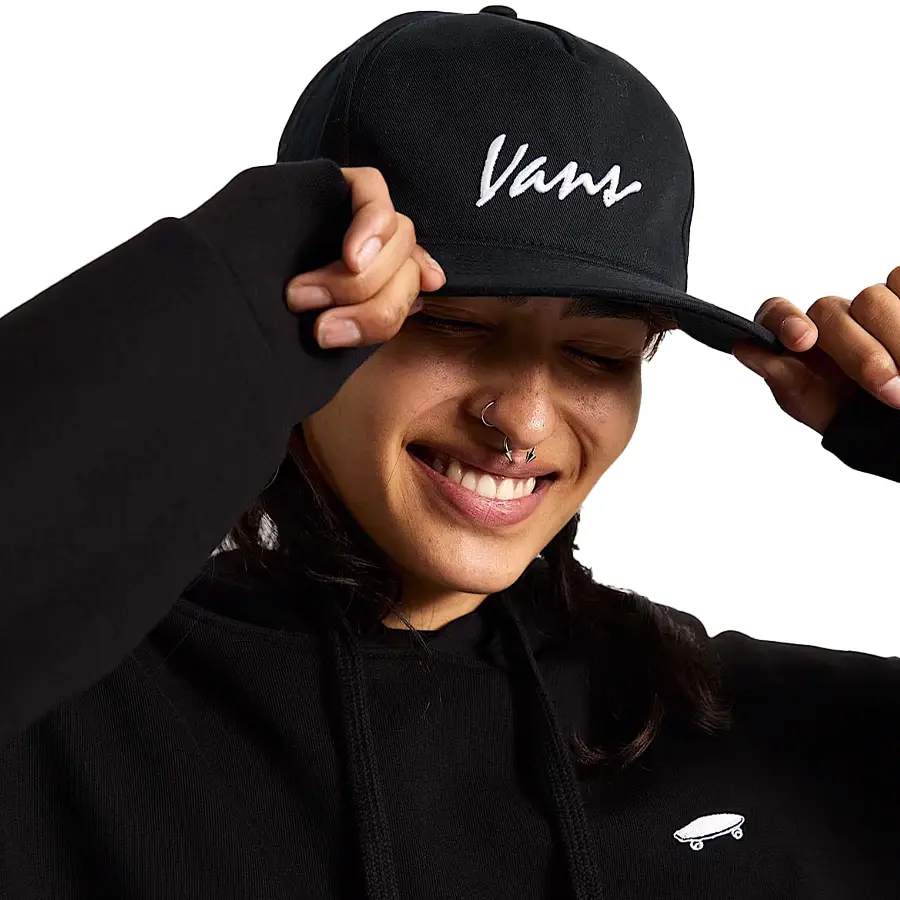 Vans Classic Script Snapback sapka black - Image 4
