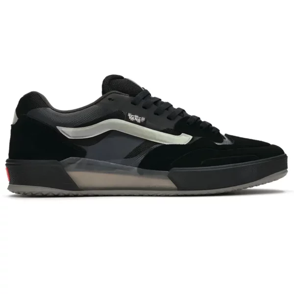 Vans Skate Ave 2.0 Black Metallic gördeszkás cipő CUPSOLE talppal, RAPIDWELD™ erősítésekkel és POPCUSH™ kényelmi technológiával fekete színben.