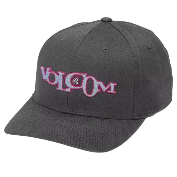 Volcom 21St Century Stn Flexfit sapka antique black - Prémium minőségű Volcom fullcap baseball sapka - szürke színben