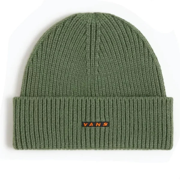 Vans Determine Cuff téli sapka pine forest - züld színben.