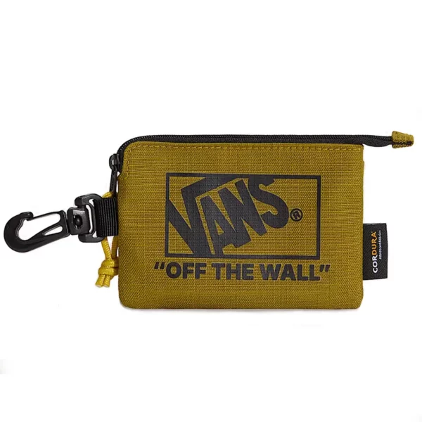 Vans Formula Zip pénztárca burnt gold színben, CORDURA anyagból, zipzáras és klipszes kialakítással