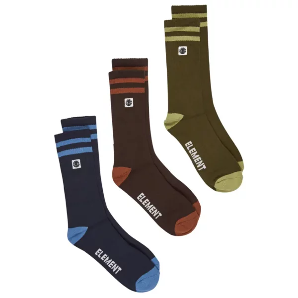 Element 2tone Icon zokni 3pkt multicolor hárompáros szett újrahasznosított anyagból