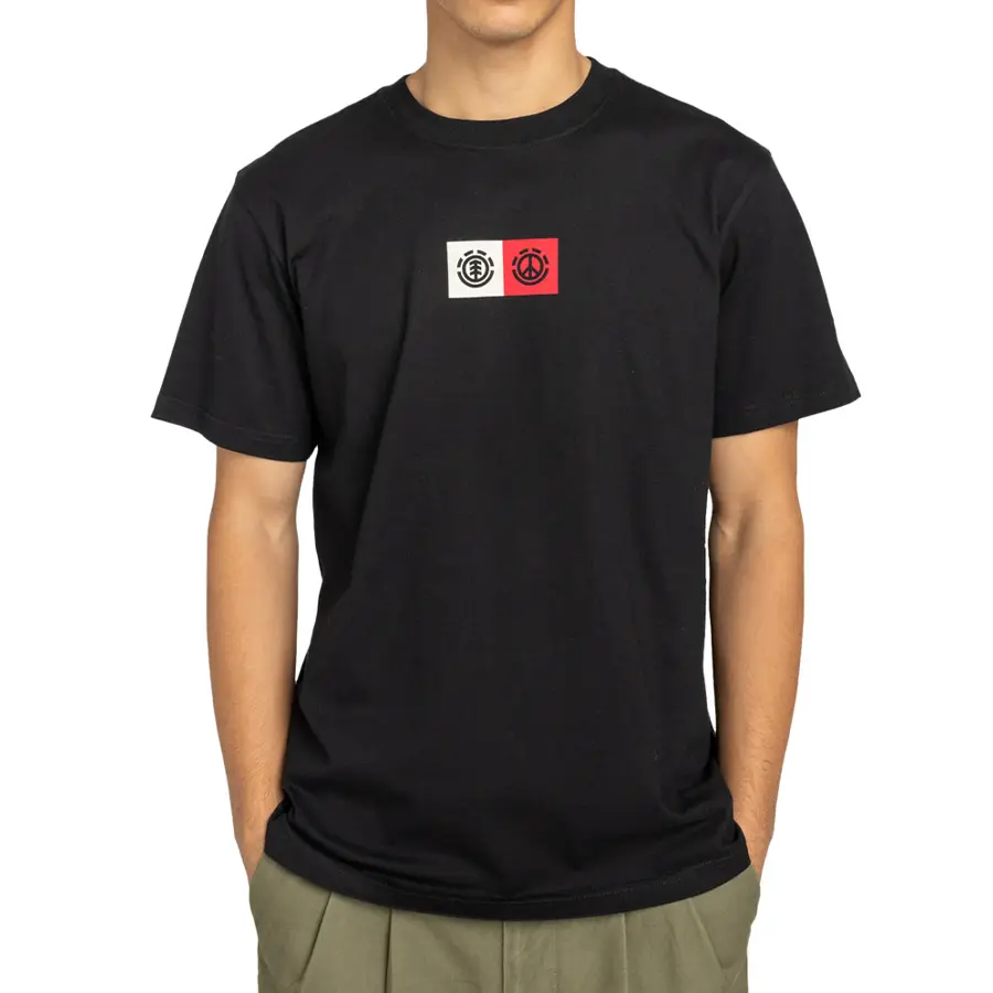 Element Dual póló flint black - Image 3