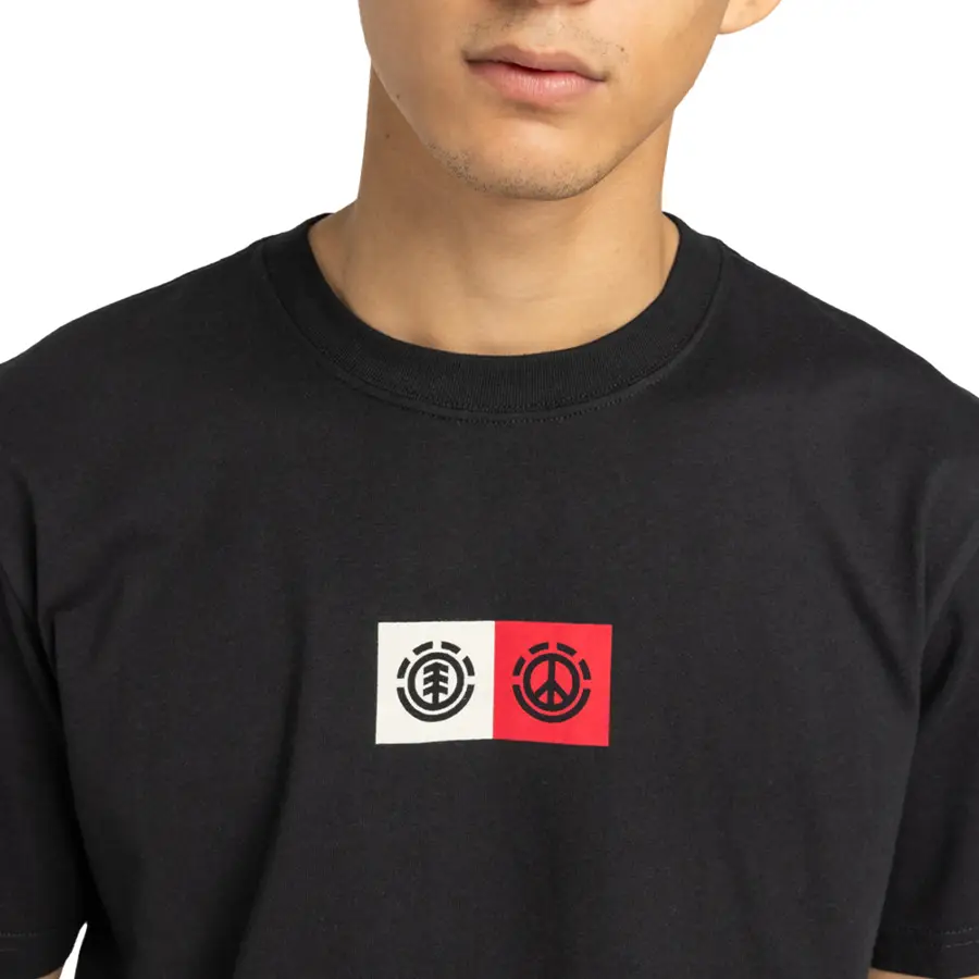 Element Dual póló flint black - Image 5