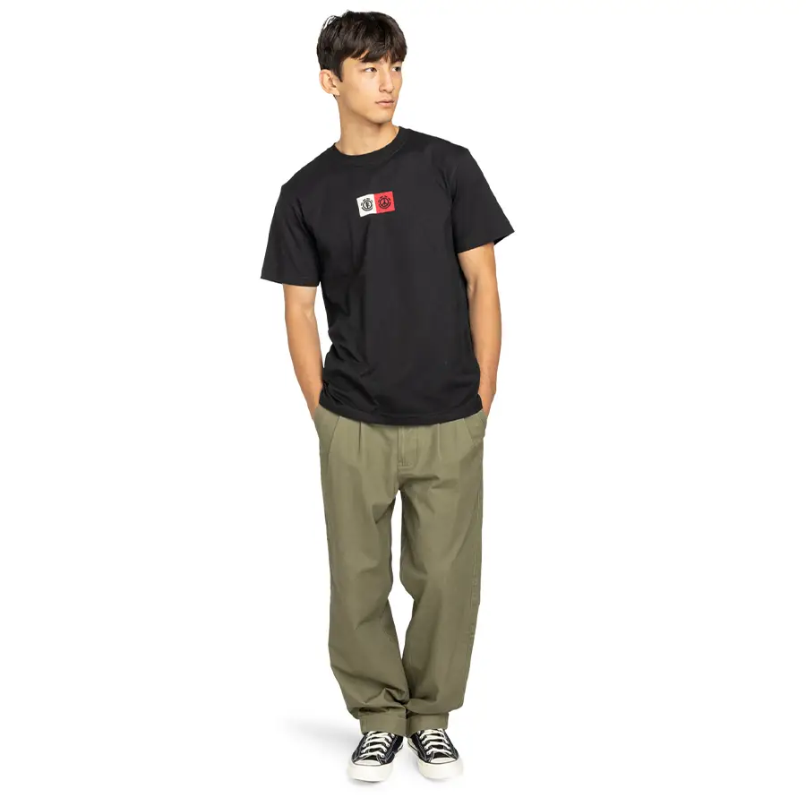 Element Dual póló flint black - Image 6