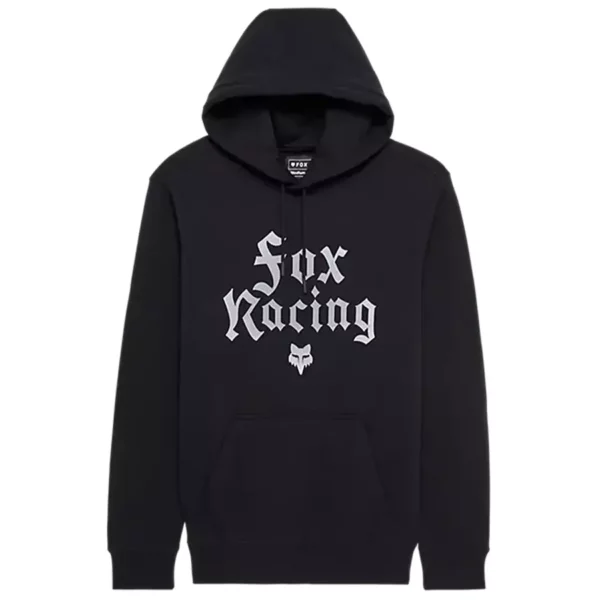 Fox New Age pulóver black színben prémium fleece anyaggal.
