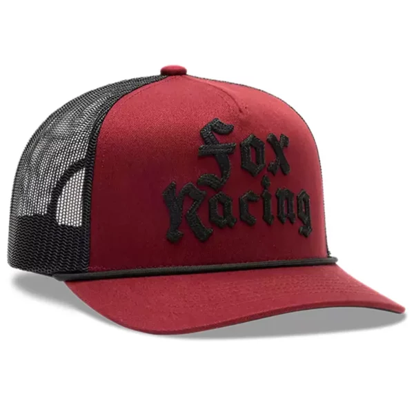 Fox New Age trucker sapka rust brown színben hálós háttal és snapback zárral.