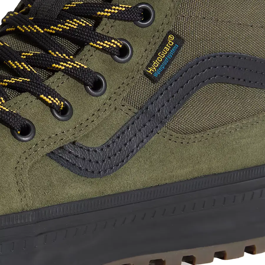 Vans MTE Sk8-Hi Waterproof Insulated cipő green black színben, vízálló felsőrésszel és All-Trac talppal