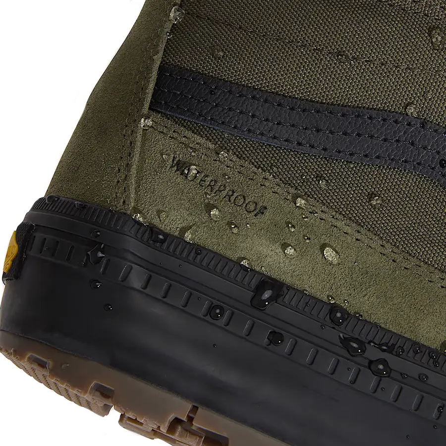 Vans MTE Sk8-Hi Waterproof Insulated cipő green black színben, vízálló felsőrésszel és All-Trac talppal