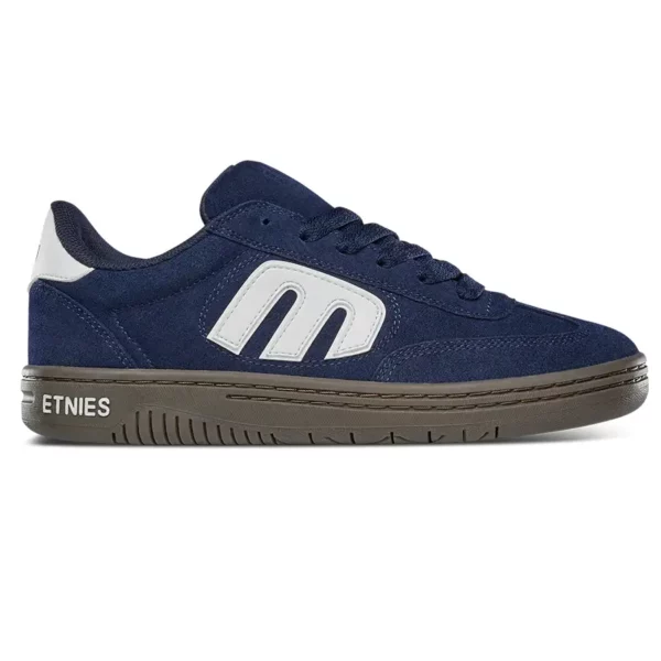 Etnies Locut skate cipő navy white gum színben velúr felsőrésszel